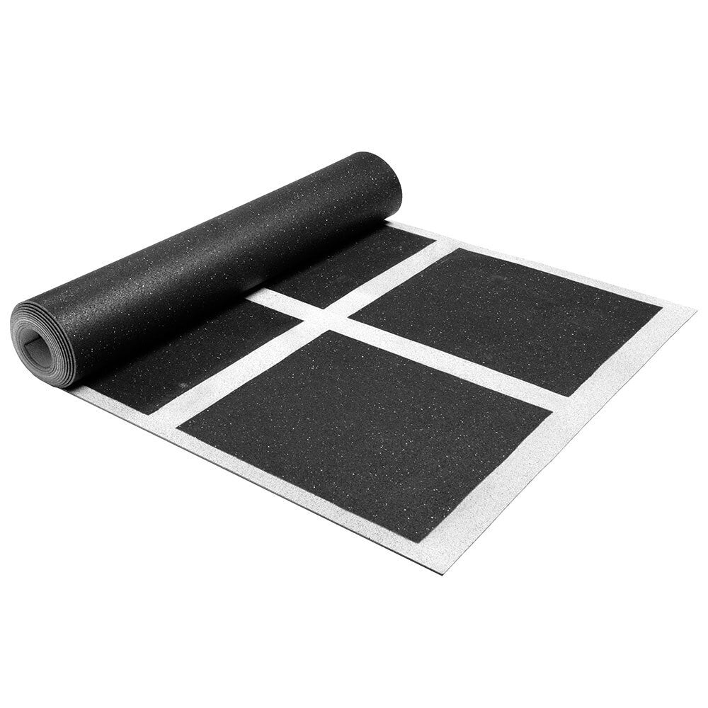 MORGAN 4.5M DOUBLE STEP RUBBER ROLL OUT LADDER