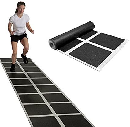 MORGAN 4.5M DOUBLE STEP RUBBER ROLL OUT LADDER