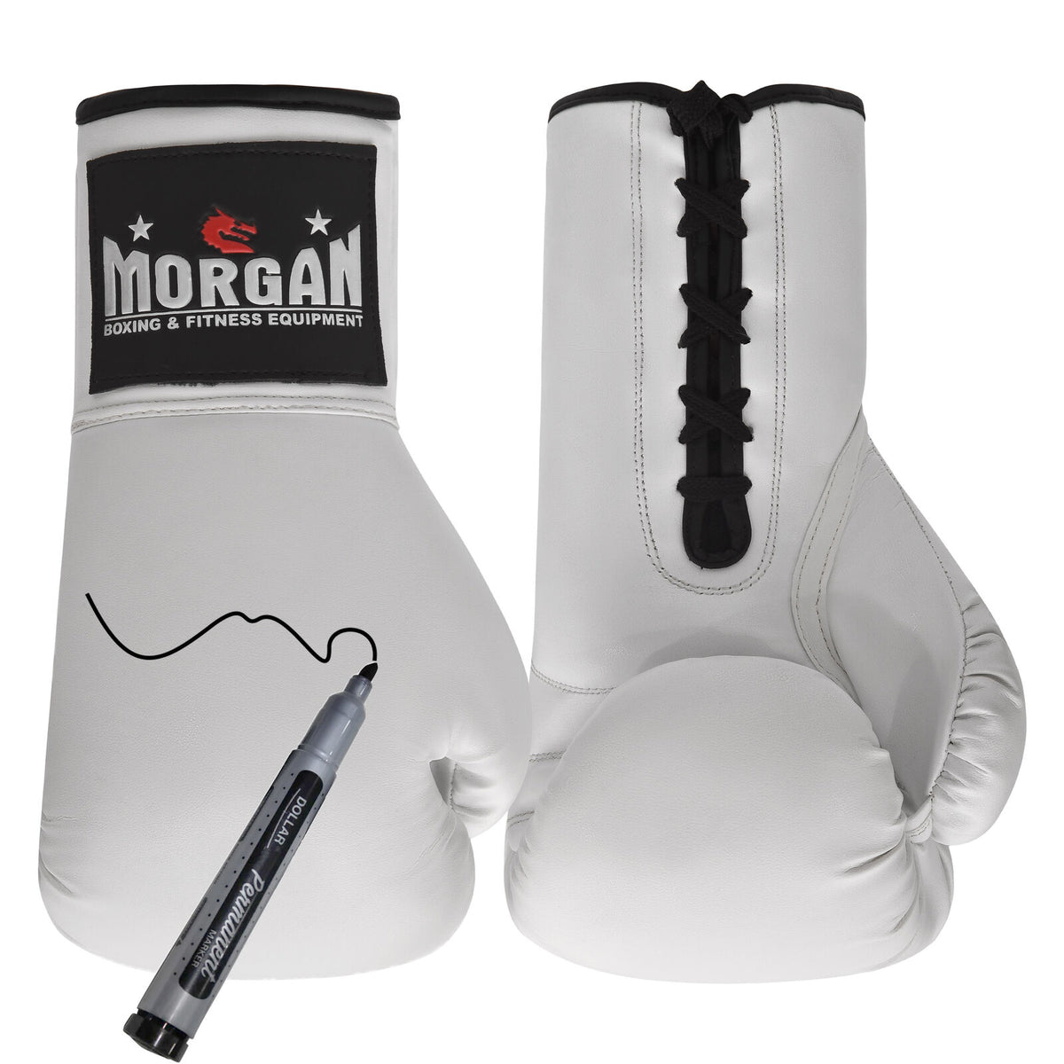 Morgan Sports Lace Up Autograph Gloves 10oz