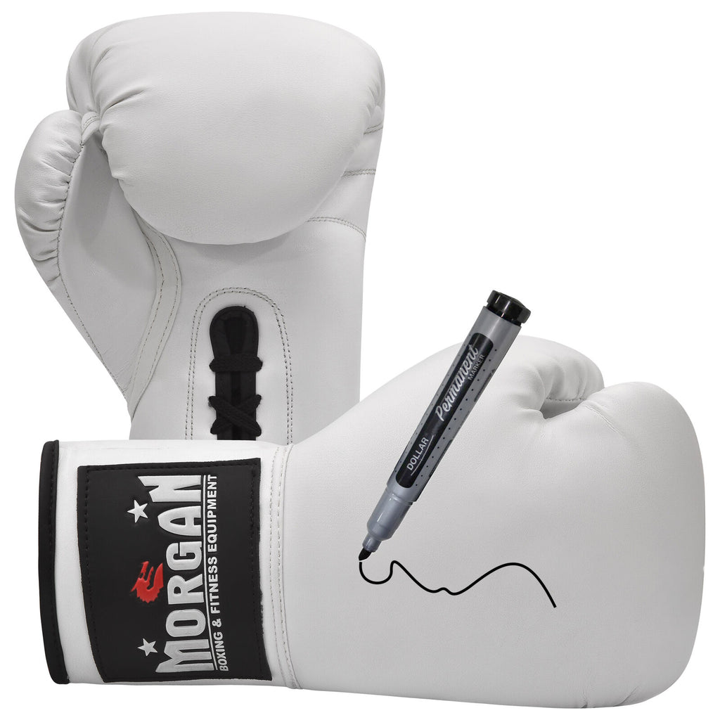Morgan Sports Lace Up Autograph Gloves 10oz