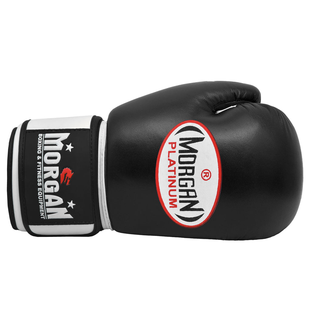 Morgan Sports V2 Platinum Leather Sparring Gloves