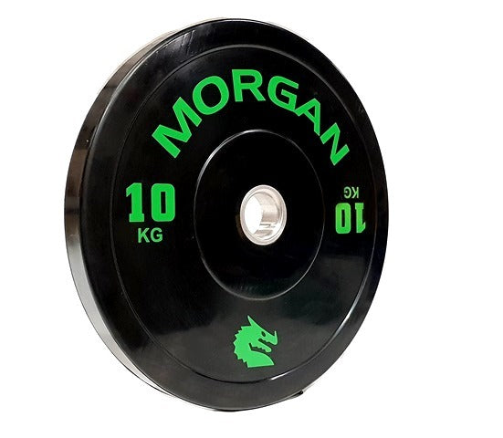 MORGAN 10KG OLYMPIC BUMPER PLATES (PAIR)