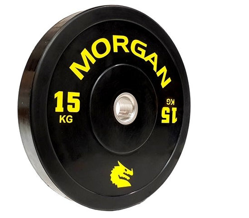 MORGAN 15KG OLYMPIC BUMPER PLATES (PAIR)