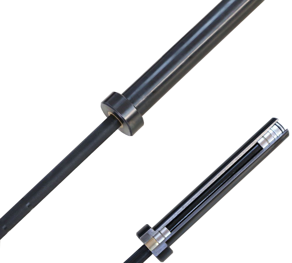 MORGAN 15KG BLACK HARDEN CHROME OLYMPIC BARBELL - 600KG LOAD CAPACITY