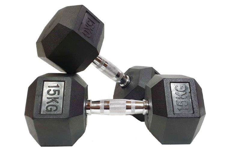 MORGAN HEX DUMBBELLS - PAIR [15kg]