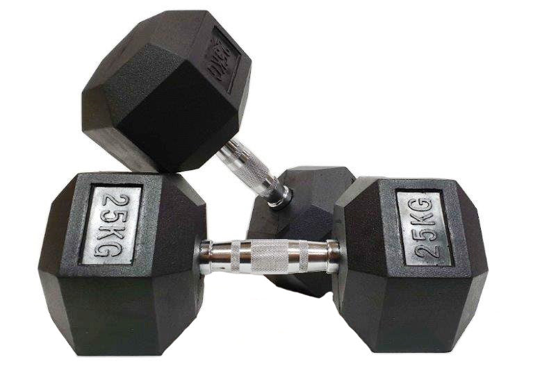 MORGAN HEX DUMBBELLS - PAIR [25kg]