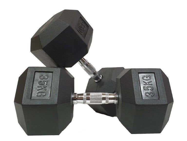 MORGAN HEX DUMBBELLS - PAIR [35kg]