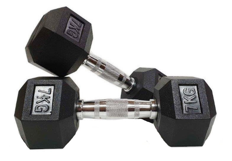 MORGAN HEX DUMBBELLS - PAIR [12.5kg]