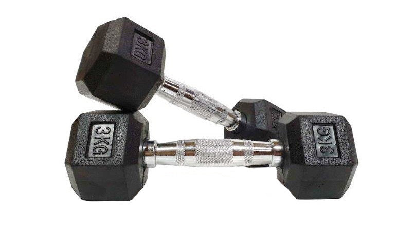 MORGAN HEX DUMBBELLS - PAIR [12.5kg]