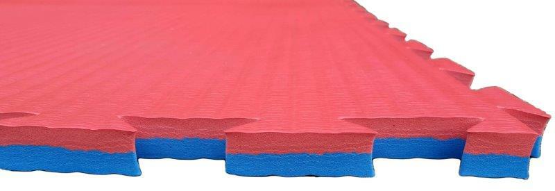 MORGAN 2cm TATAMI JIGSAW INTERLOCKING FLOOR MATS | PREMIUM GRADE [Red/Blue]