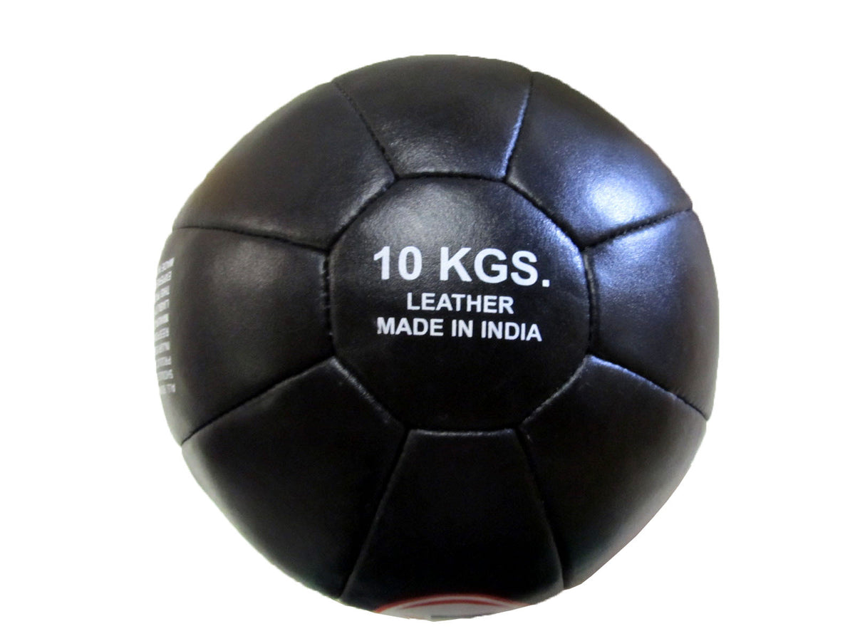 MORGAN LEATHER MEDICINE BALL (3-5-7-9-10kg)[10KG]