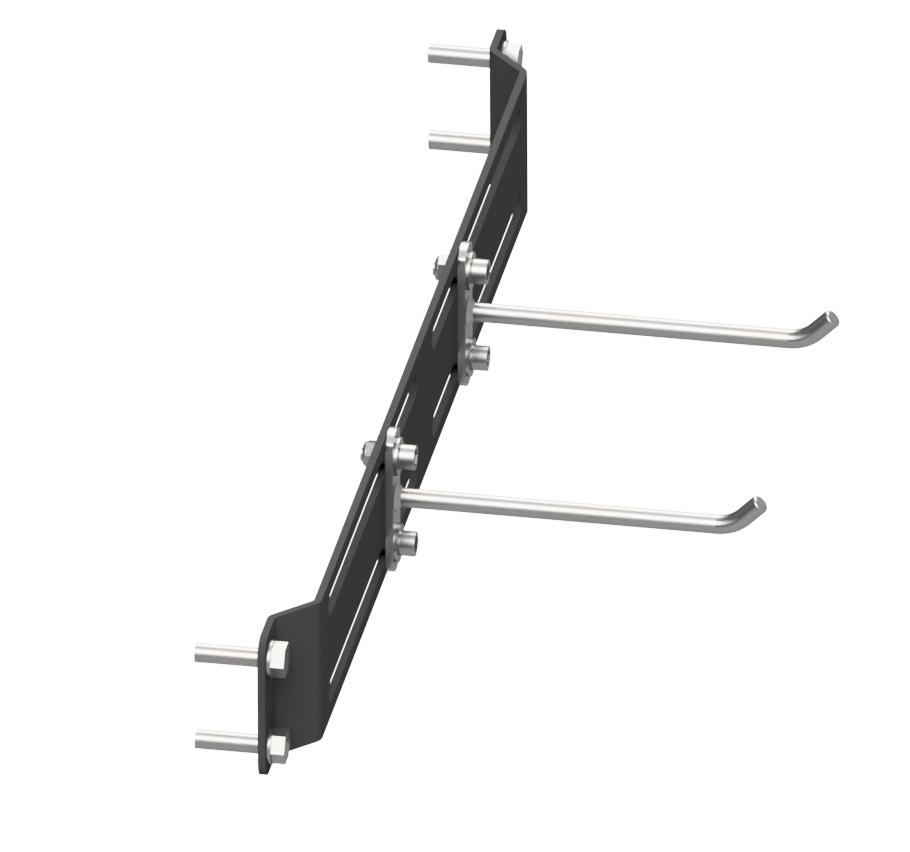 MORGAN ADJUSTABLE EXERCISE MAT STORAGE RACK