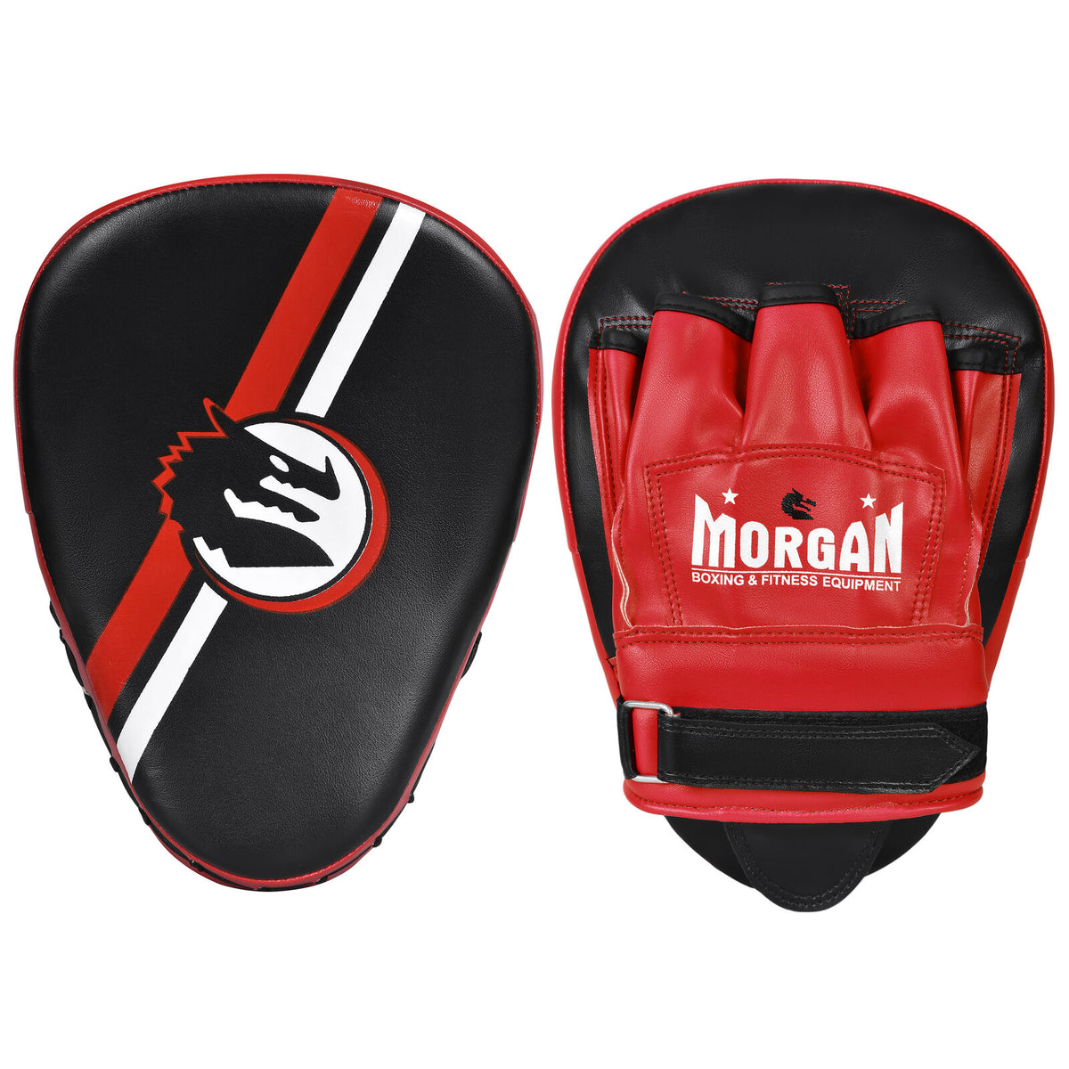 Morgan V2 Classic Curved Focus Pads Pair - Red