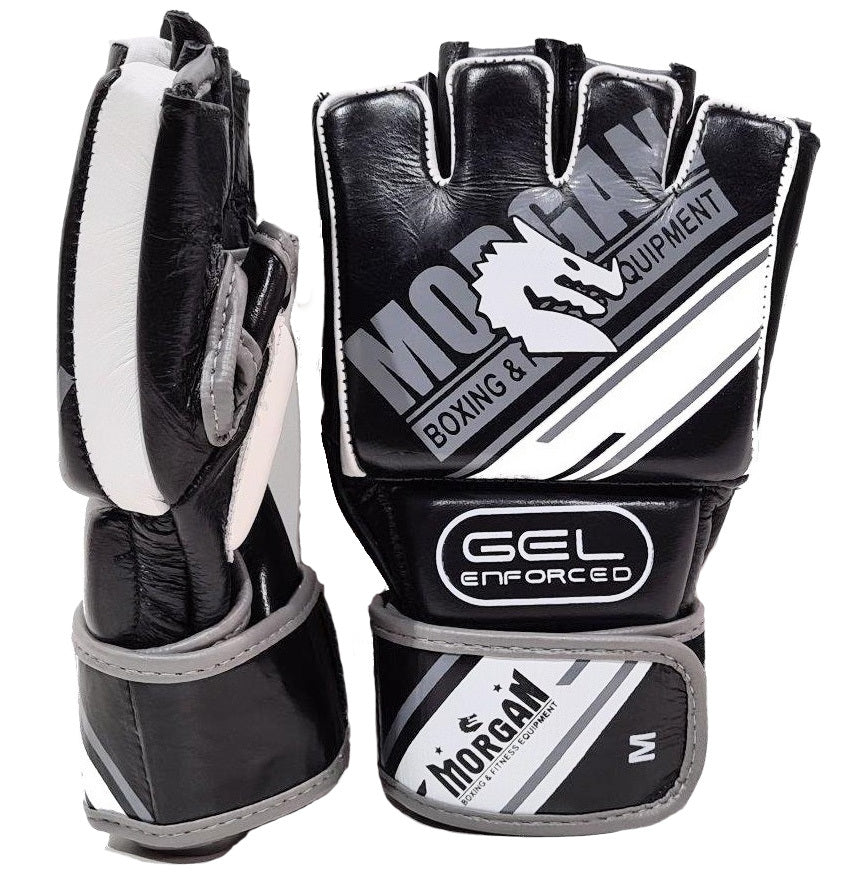 Morgan Sports Aventus Gel Mma Hybrid Leather Bag Gloves