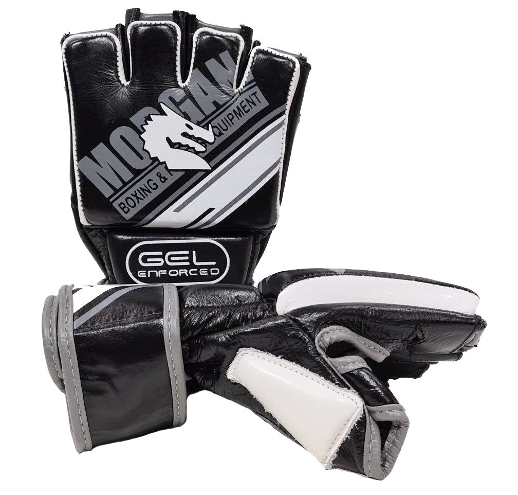 Morgan Sports Aventus Gel Mma Hybrid Leather Bag Gloves
