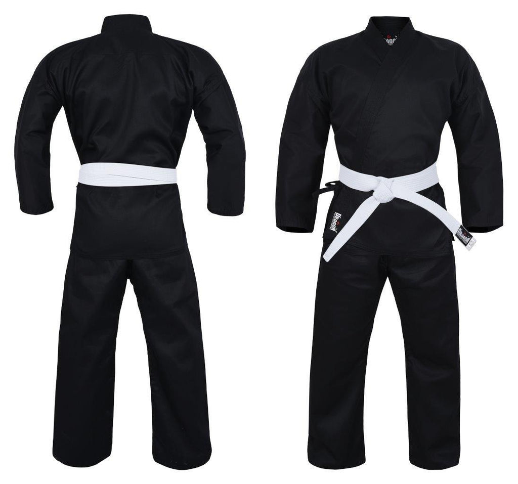 DRAGON 8oz BLACK KARATE UNIFORM