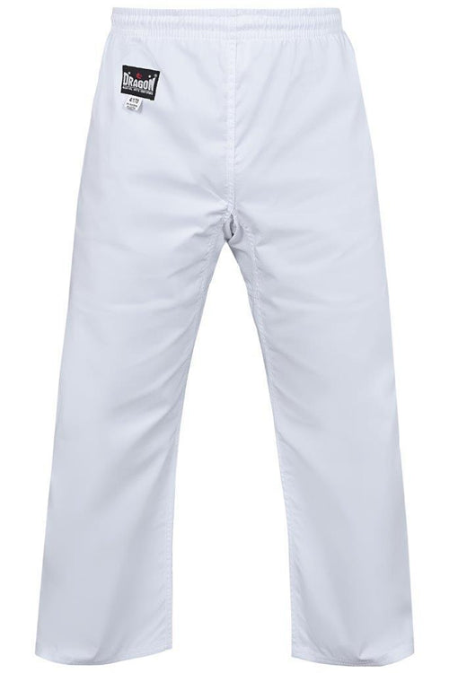 DRAGON 8oz WHITE Gi PANTS