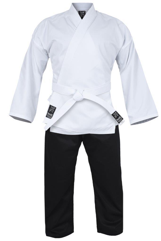 YAMASAKI 10oz PRO SALT & PEPPER KARATE UNIFORM
