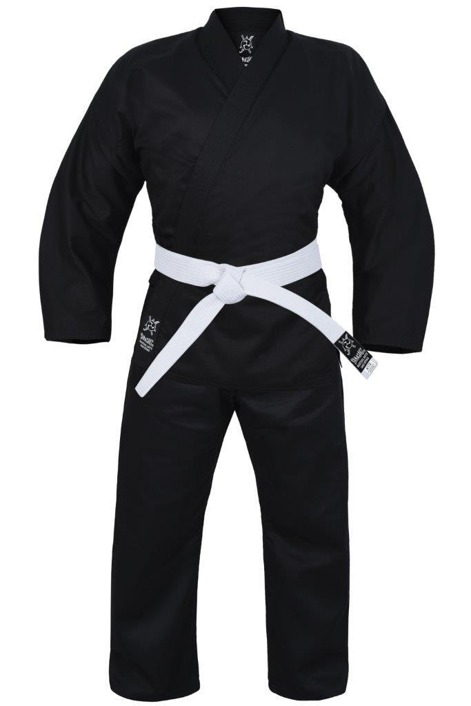 YAMASAKI 10oz PRO BLACK KARATE UNIFORM