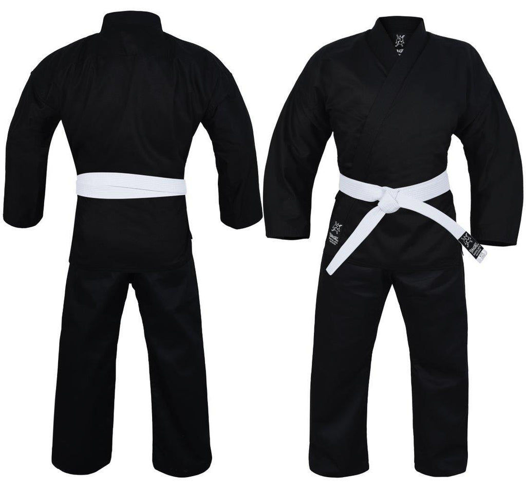YAMASAKI 10oz PRO BLACK KARATE UNIFORM