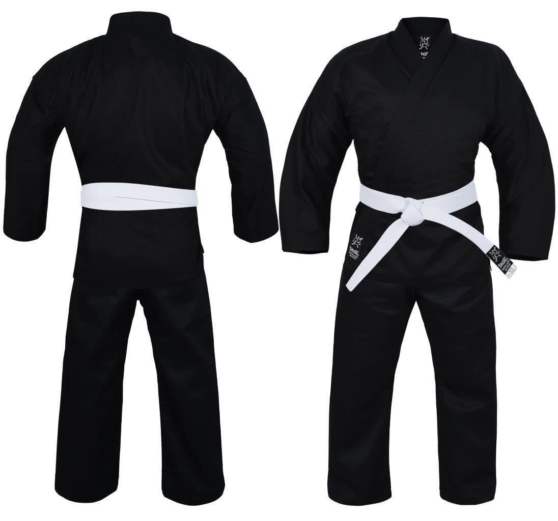 YAMASAKI 10oz PRO BLACK KARATE UNIFORM
