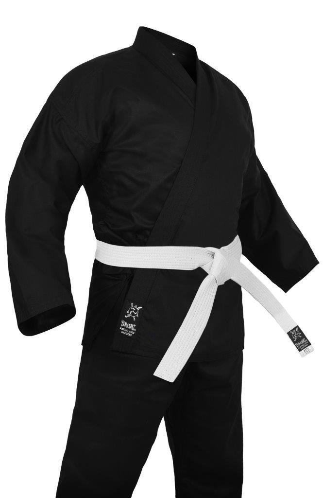 YAMASAKI 10oz PRO BLACK KARATE UNIFORM