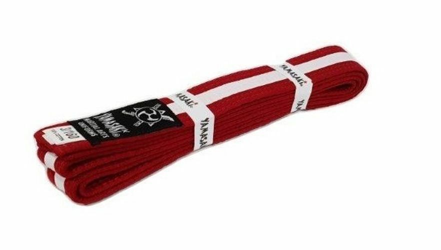YAMASAKI MARTIAL ARTS BELTS (WITH WHITE STRIPE)