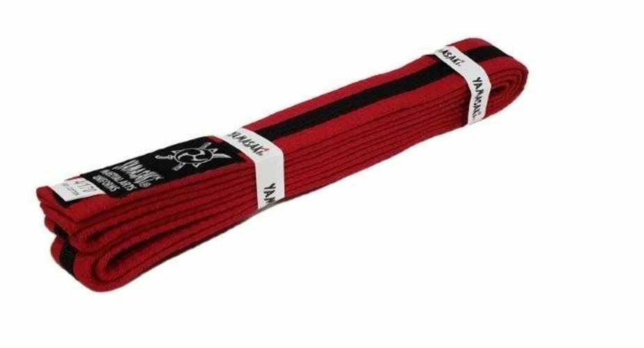 YAMASAKI MARTIAL ARTS BELTS (WITH BLACK STRIPE)