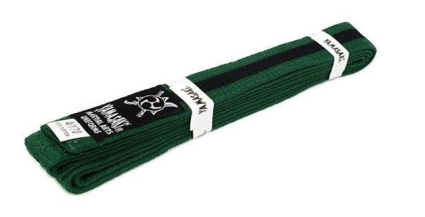 YAMASAKI MARTIAL ARTS BELTS (WITH BLACK STRIPE)