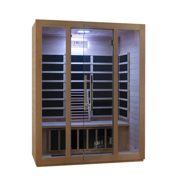 Kiva Rise Far-Infrared Sauna 3 Person