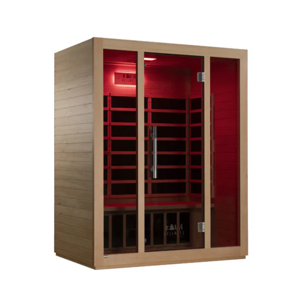 Kiva Rise Far-Infrared Sauna 3 Person
