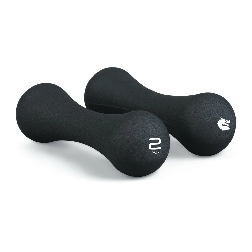 Morgan Neoprene Bone Shape Dumbbells – PAIR[4kg]