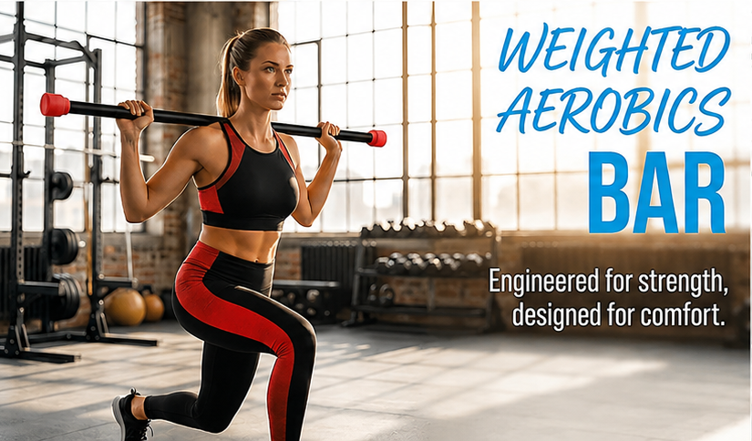 Morgan Padded Weighted Fitness Bars 4kg