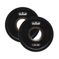 Morgan Tri-Grip Rubber Coated Olympic Weight Plates (Pair) [1.25kg]