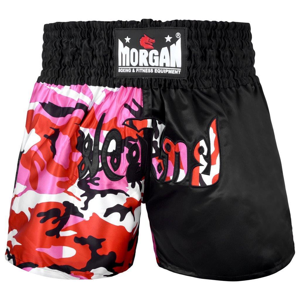 MORGAN 50/50 DIABLA MUAY THAI SHORTS - PINK