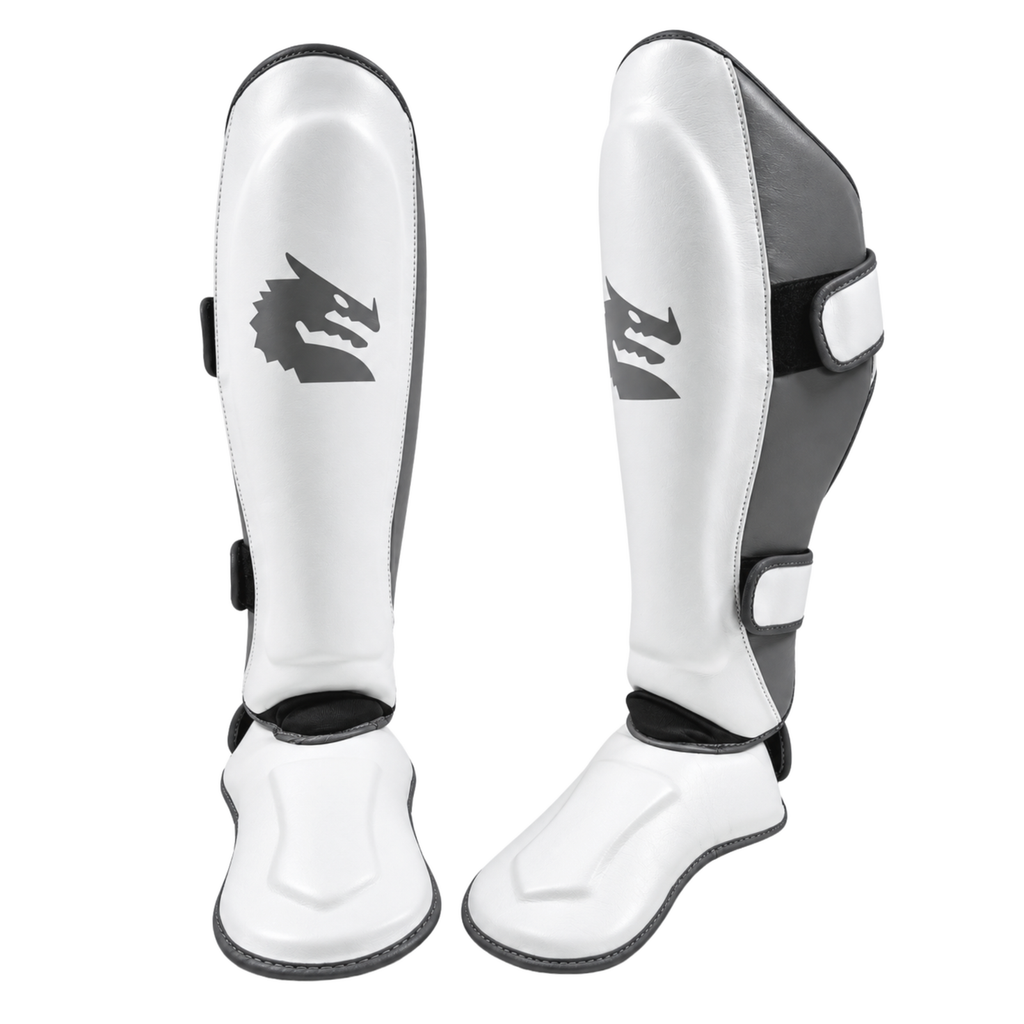 Morgan White Knight Shin & Instep Protectors