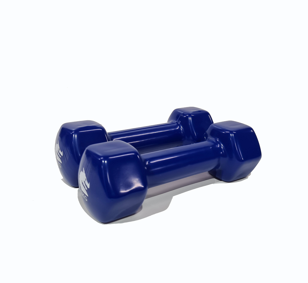 MORGAN VINYL DUMBBELLS - PAIR (1kg-2kg-3kg) [2kg pair]